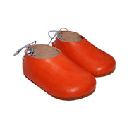 Baby Bella Hand dyed leather clog (Orange)