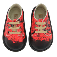 Billy The Kiddy Boot 'Dip-Dab' Hand Painted (Neon Orange)