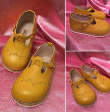 Load image into Gallery viewer, T-Bar Brogue (Mustard)
