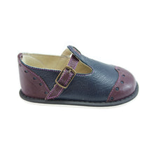 Load image into Gallery viewer, T-Bar Brogue (Claret &amp; Blue)
