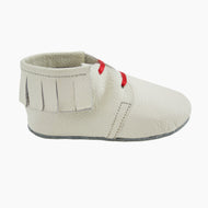 Simple Simon Tassel Boot (White)